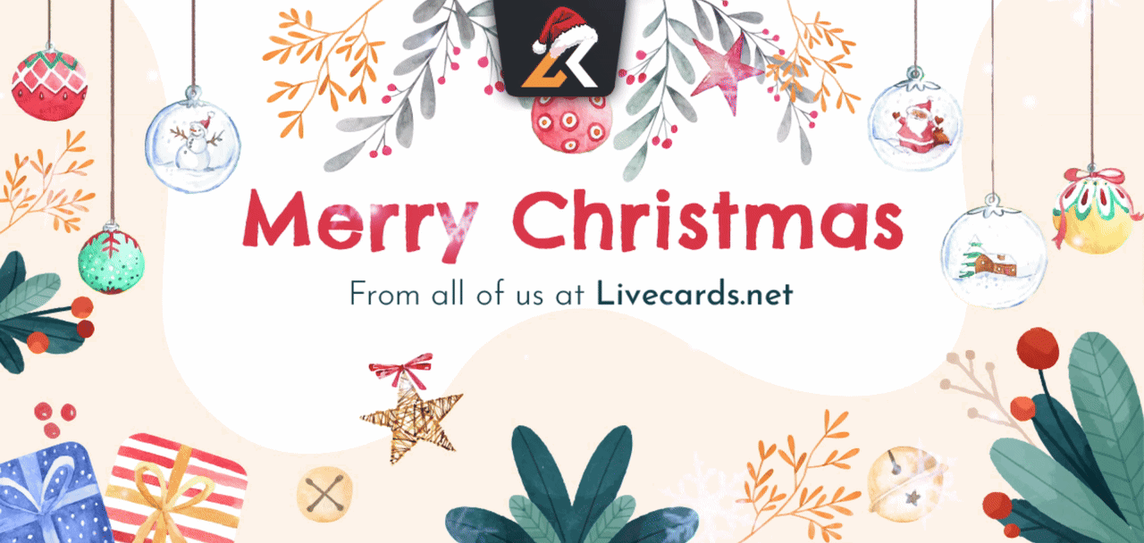 Merry Christmas from Livecards.net