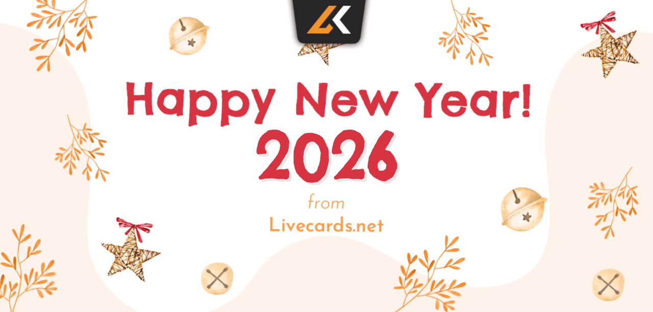 HNY 2026 - Livecards.net