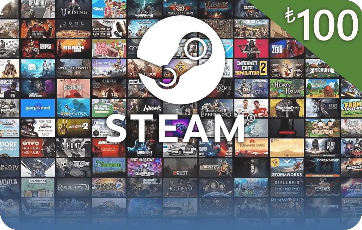 Cheapest Steam Gift Card 100 TRY Turkey | livecards.net