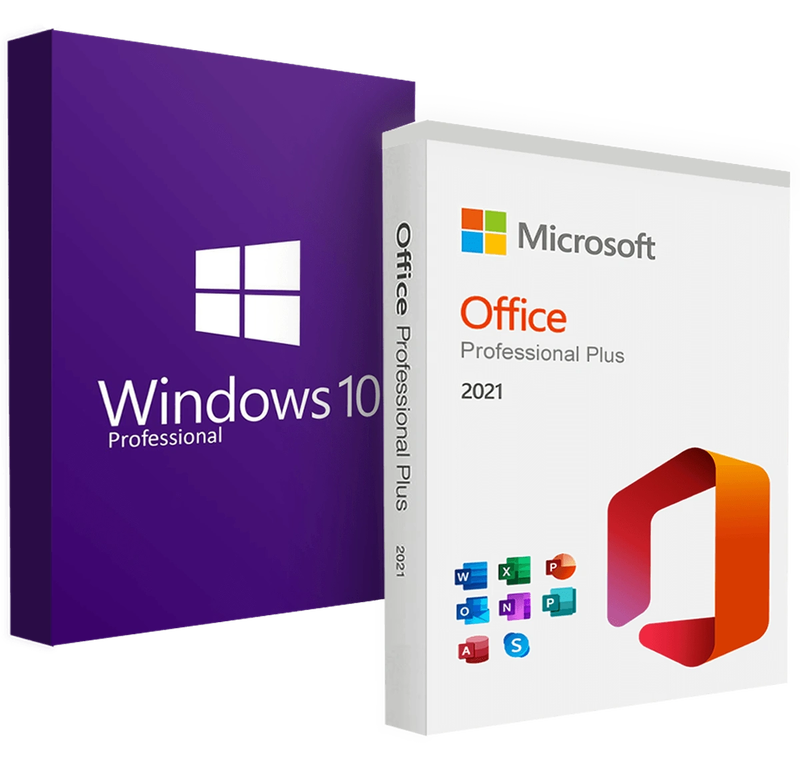 Windows 10 Pro and MS Office 2021 Pro Plus