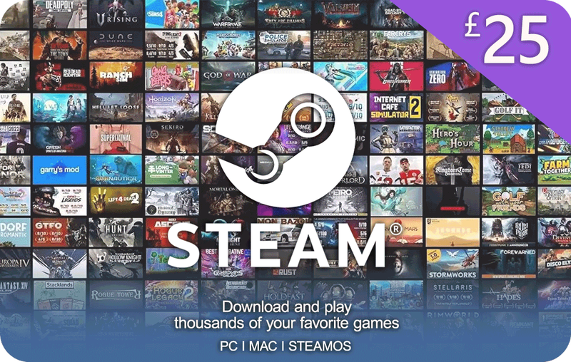 Steam Gift Card 25 GBP