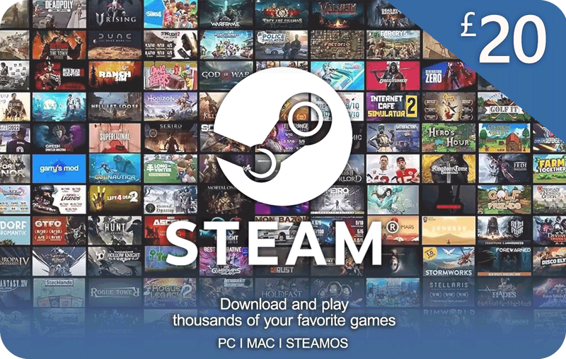 Steam Gift Card 20 GBP