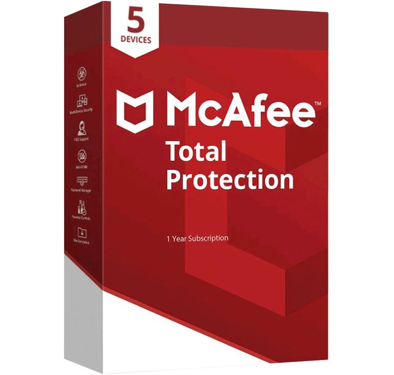 McAfee Total Protection (1 Year  5 Devices)