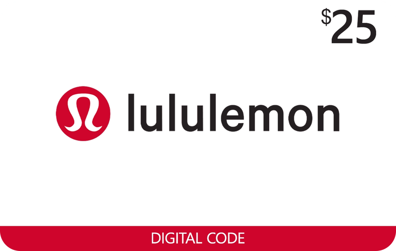 Lululemon Gift Card 25 USD