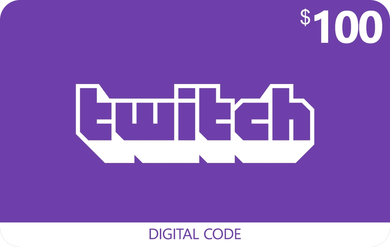 Twitch Gift Card 100 USD