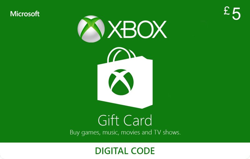 Xbox Gift Card 5 GBP