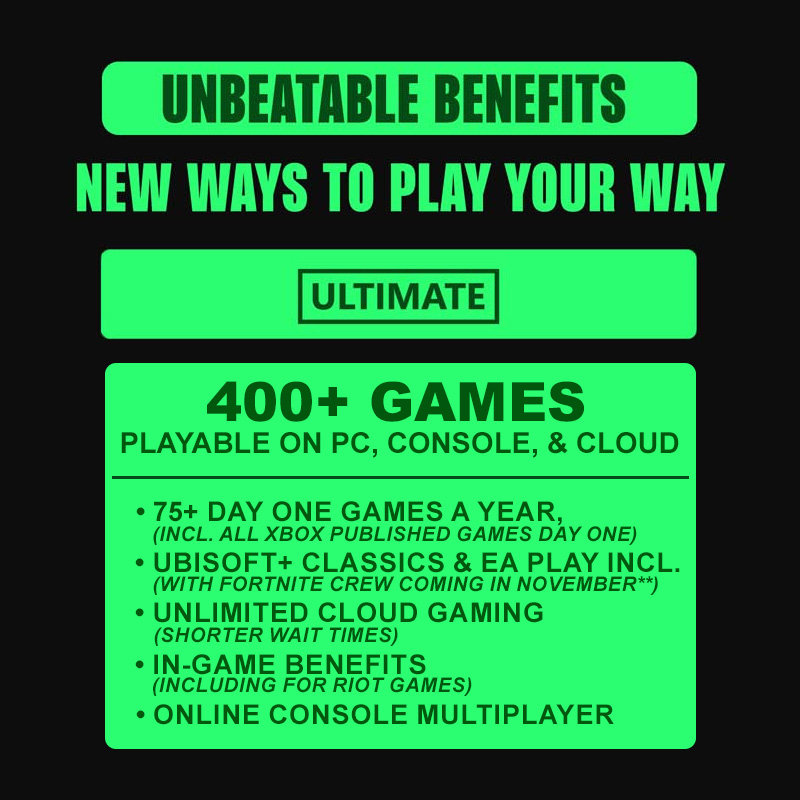 Game Pass Ultimate Benefits