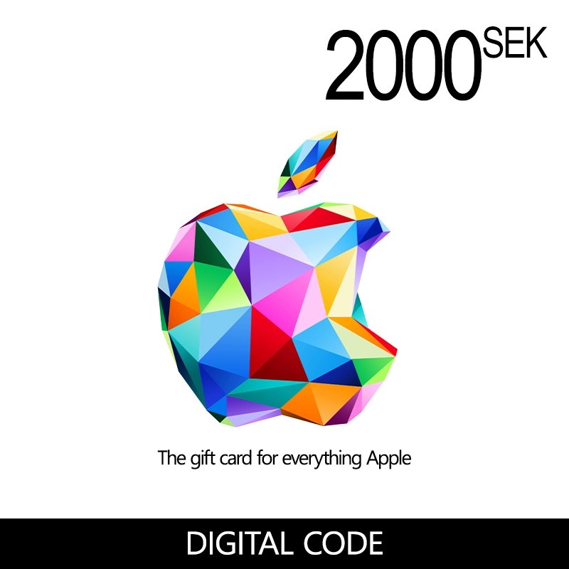 Apple Gift Card 2000 SEK
