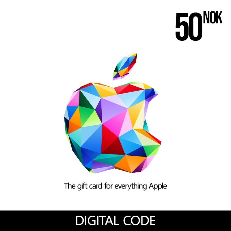 Apple Store Gift Card 50 NOK