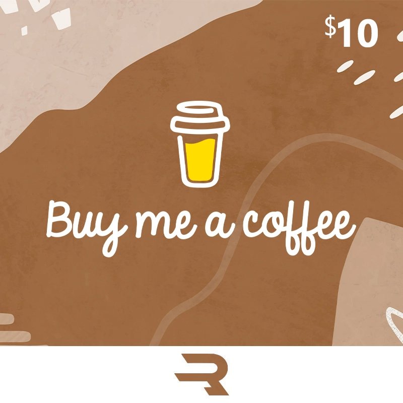 Buy Me a Coffee 10 USD Rewarble Gift Card