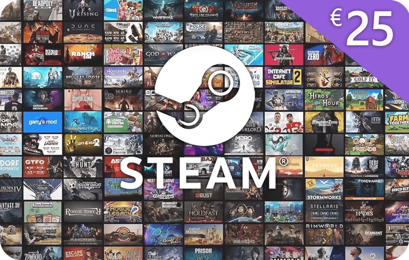 Steam Gift Card 25 EUR