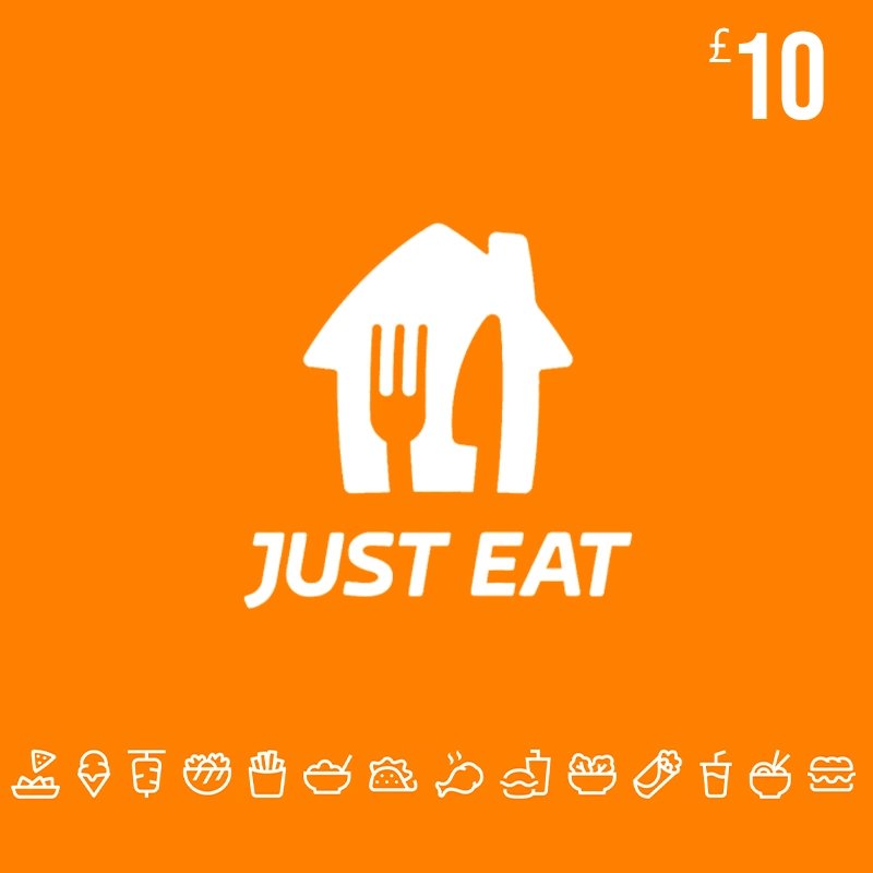 Just Eat Gift Card 10 GBP
