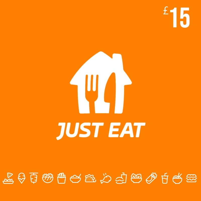 Just Eat Gift Card 15 GBP