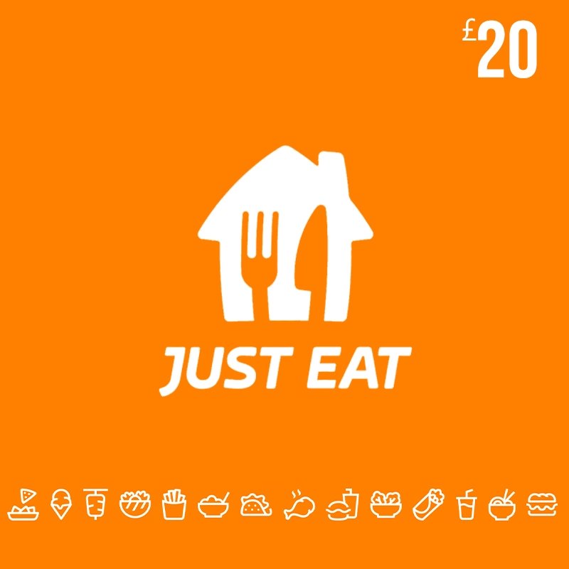 Just Eat Gift Card 20 GBP