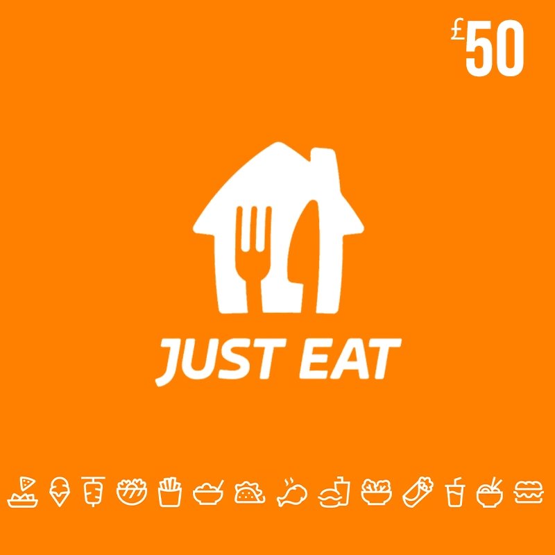 Just Eat Gift Card 50 GBP