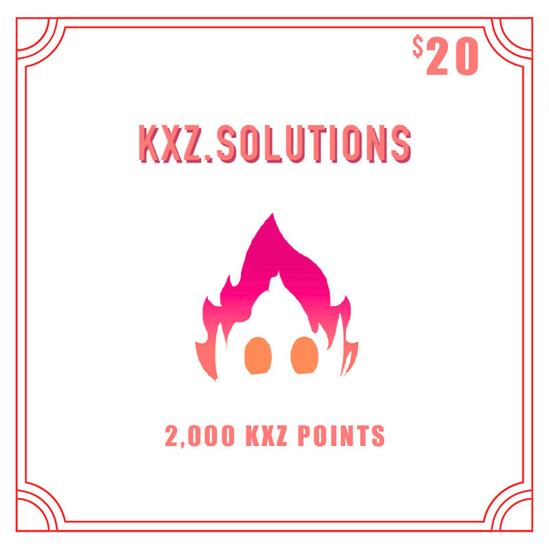 KXZ Gift Card 2,000 Points - 20 USD