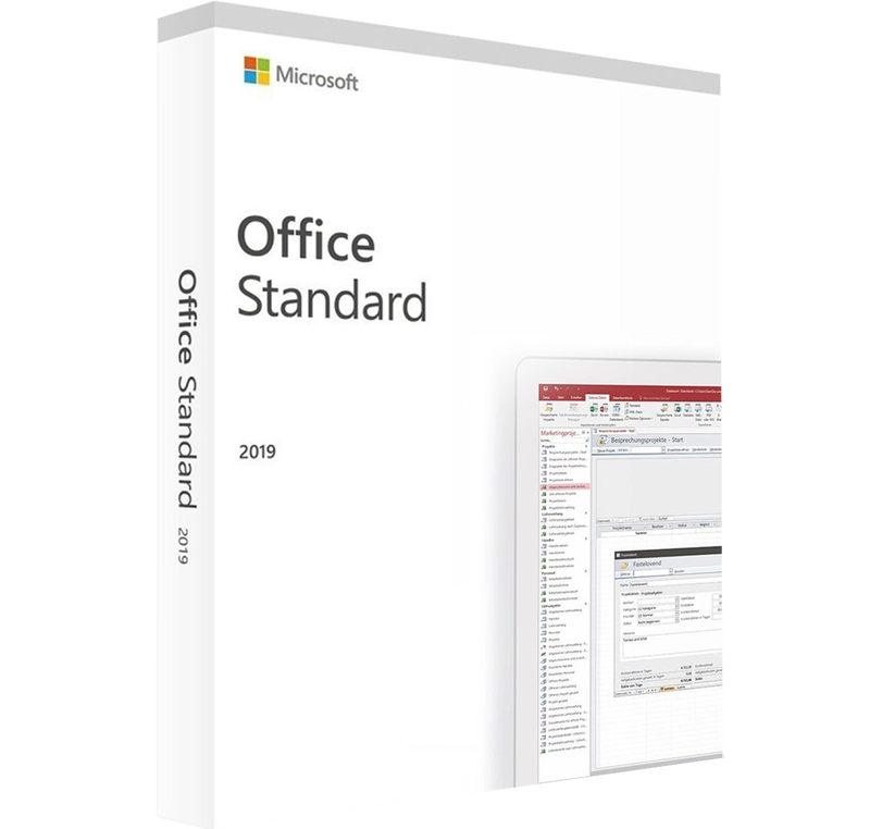 Microsoft Office 2019 Standard 1 User PC