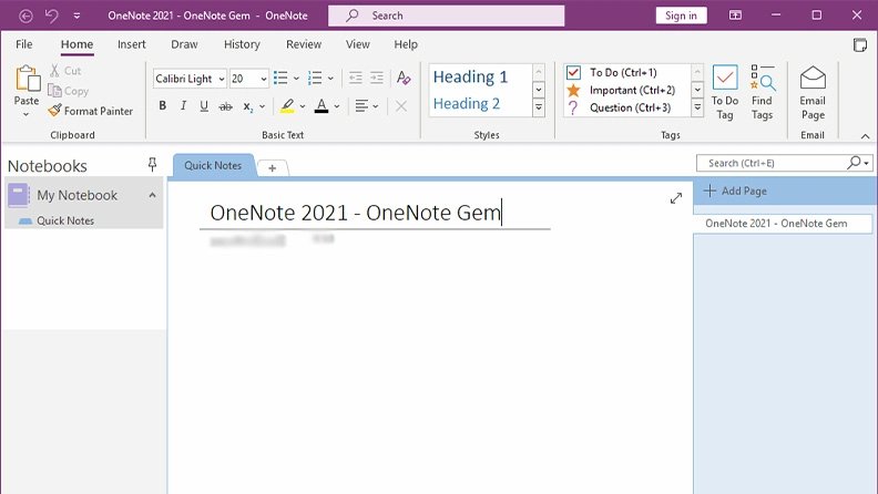 Office 2021 Professional_OneNote 2021