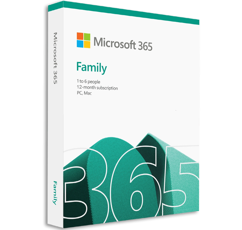 Microsoft Office 365 Family PC,Mac - 6 Devices 12 Months EU