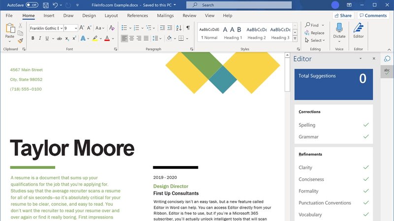 Microsoft Office 365 Personal 12 months PC