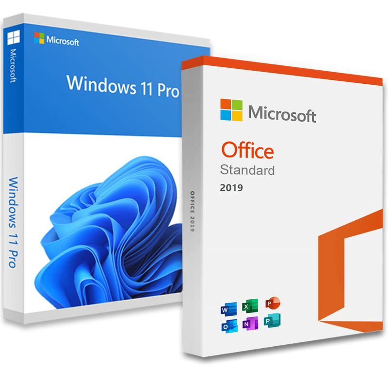 Windows 11 Pro and MS Office 2019 Standard