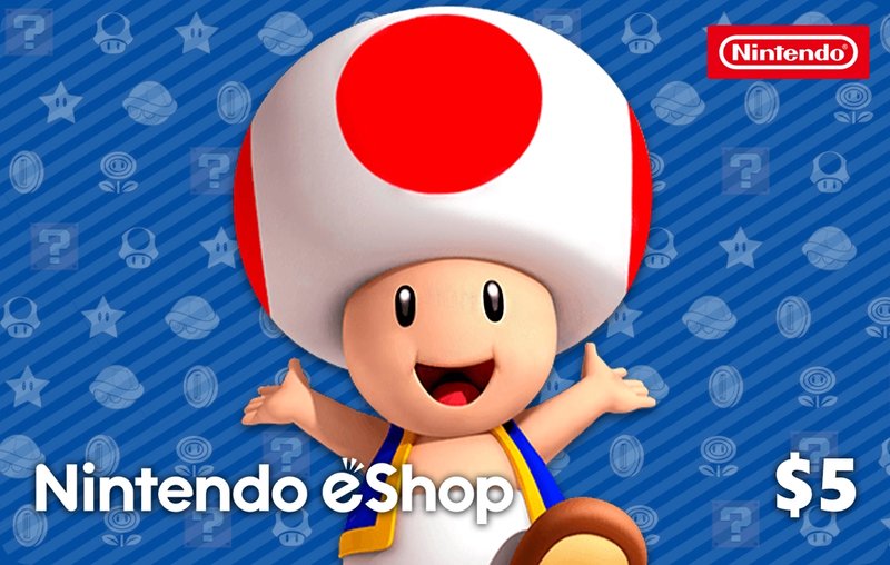 Nintendo eShop Card 5 USD