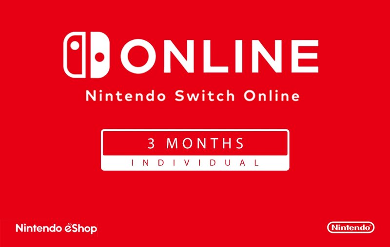 Nintendo Switch Online Individual Membership 3 Months NO