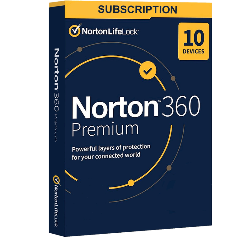 Norton 360 Premium EU Key (1 Year  10 Devices) + 75 GB Cloud Storage Subscription
