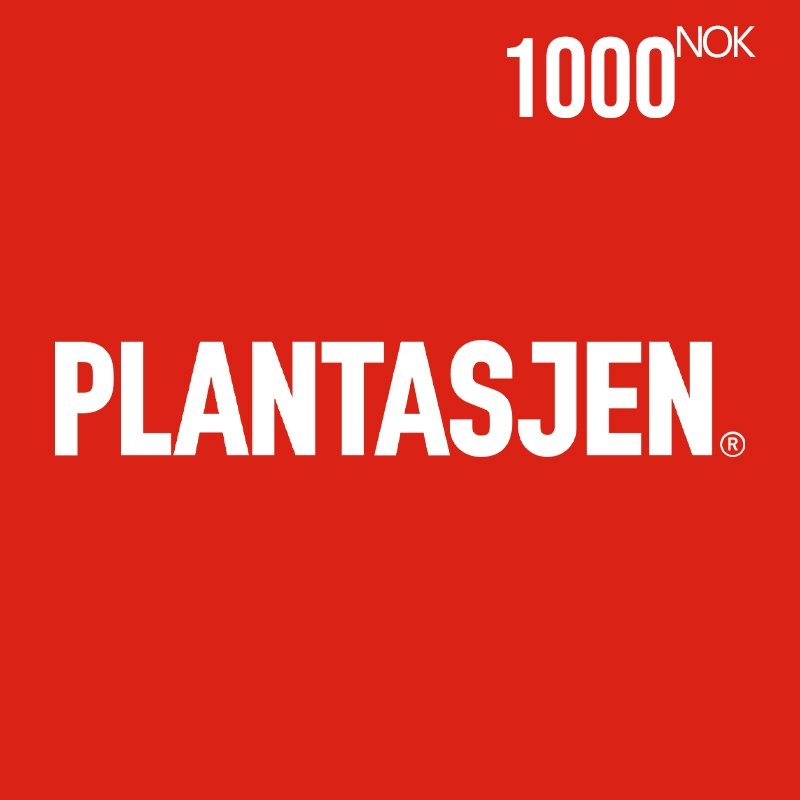 Plantasjen Gift Card 1000 NOK