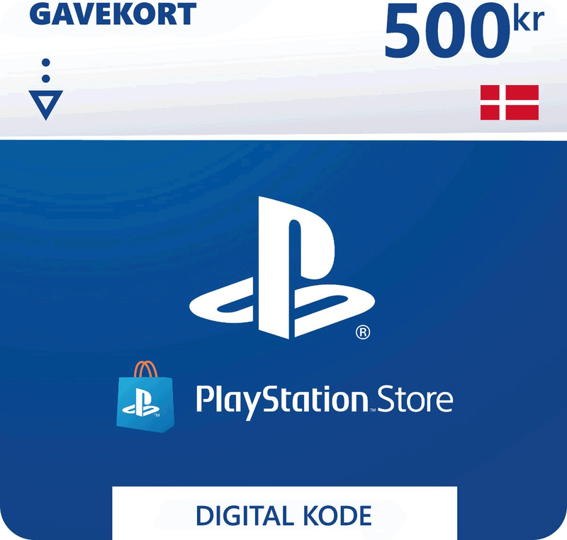 Playstation Network Card 500 kr DK DKK