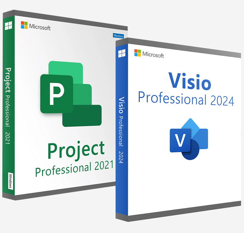 Project 2021 Pro + Visio 2024 Professional