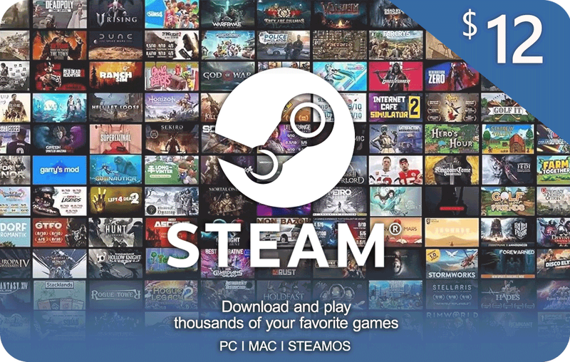 Steam Gift Card 12 USD