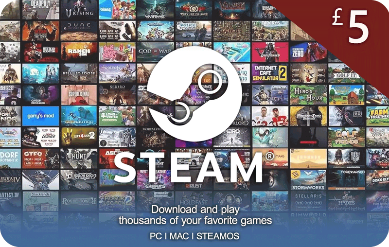 Steam Gift Card 5 GBP