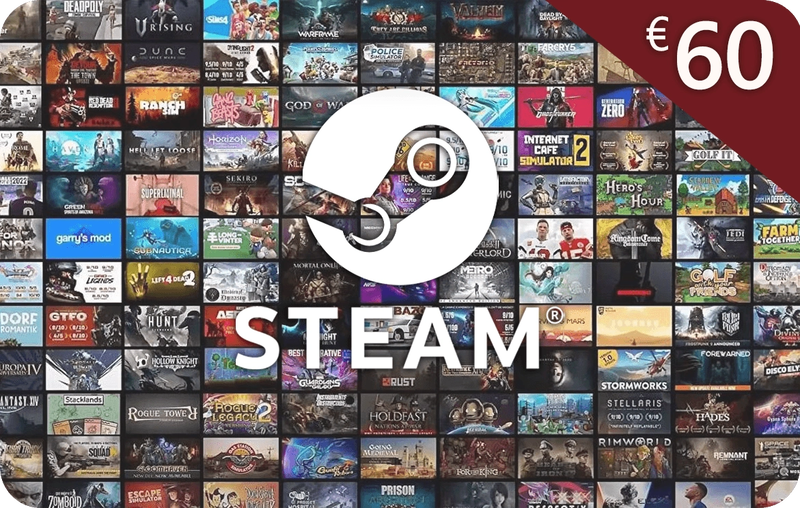 Steam Gift Card 60 EUR