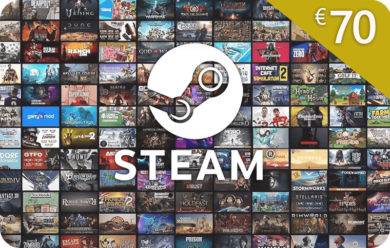 Steam Gift Card 70 EUR
