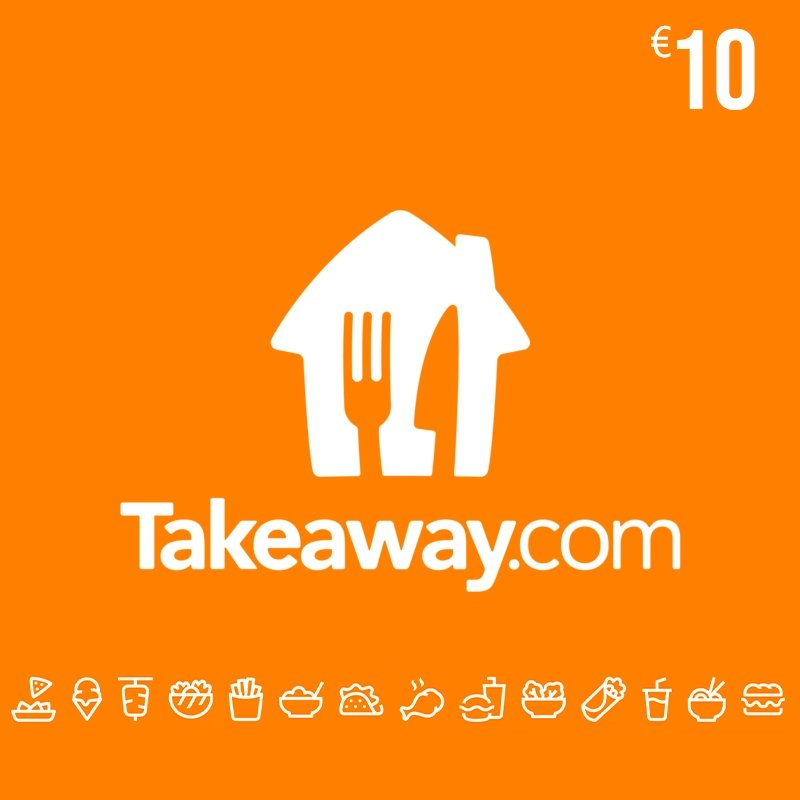 Takeaway.com 10 EUR Belgium