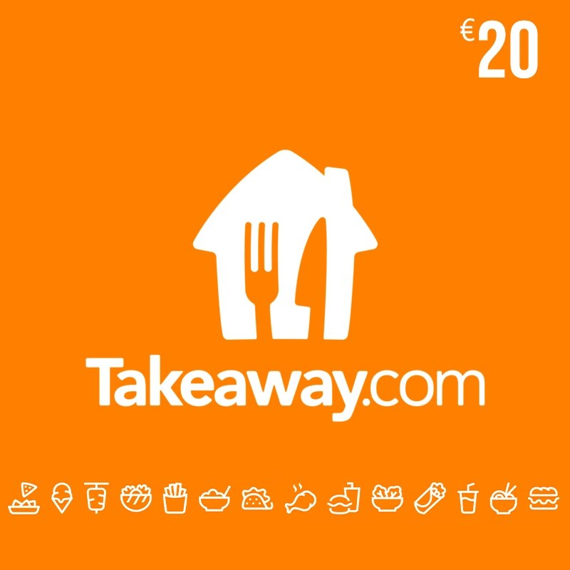 Takeaway.com 20 EUR Belgium