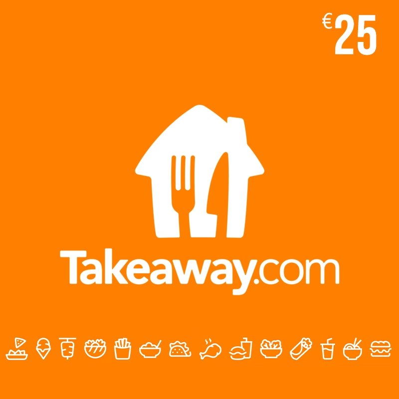 Takeaway.com 25 EUR Belgium