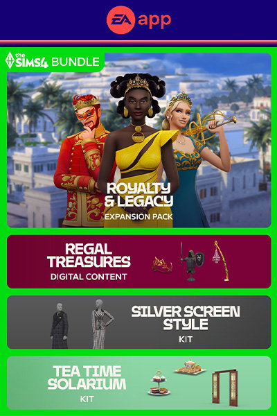 The Sims 4 - Royalty and Legacy Grand Bundle DLC PC