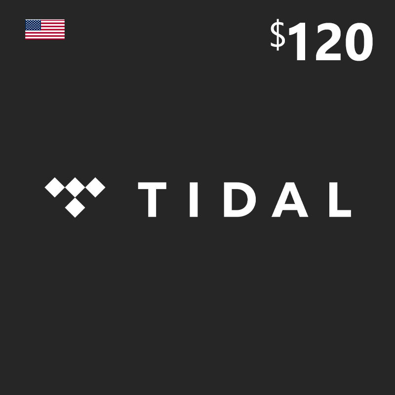 Tidal Gift Card 120 USD United States