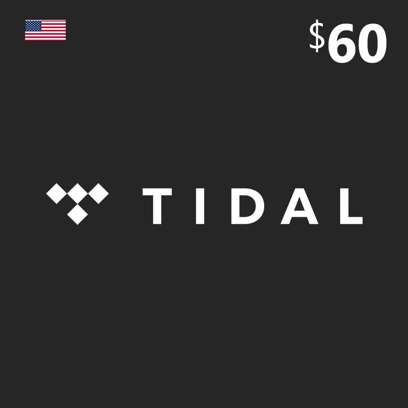 Tidal Gift Card 60 USD United States