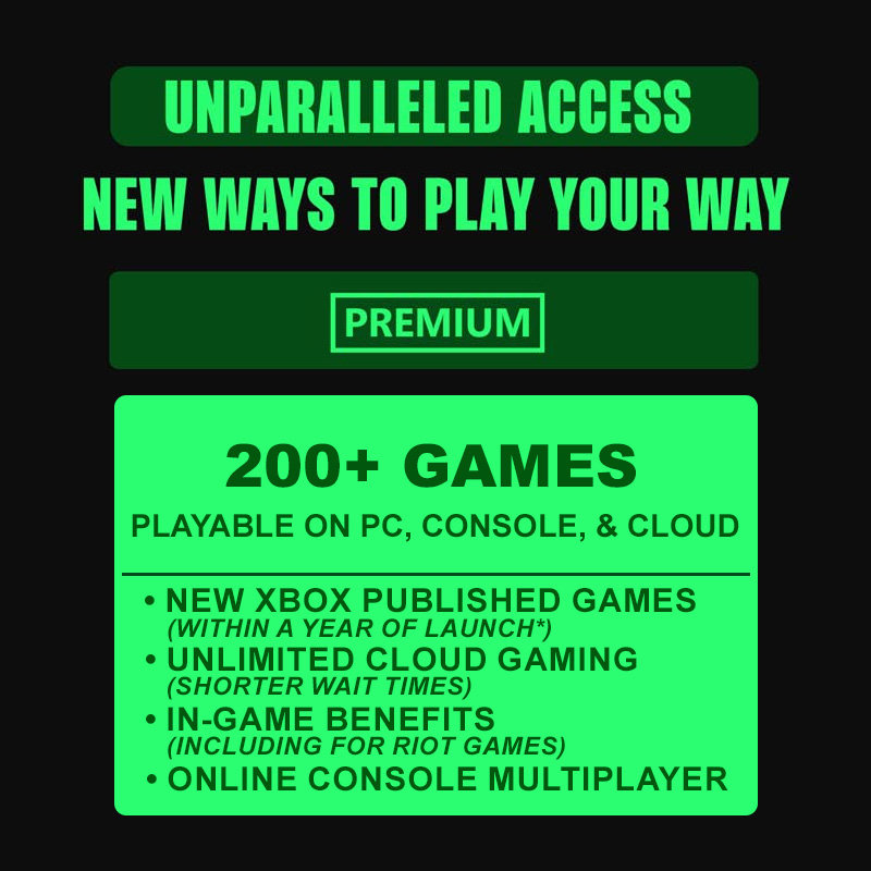 Game Pass Premium Benefits