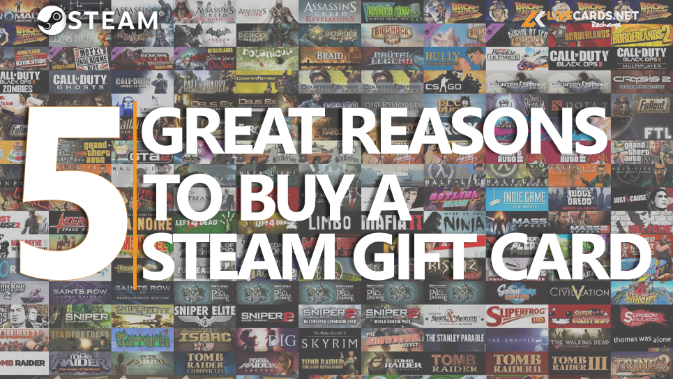 5 good reasons to buy steam gift card