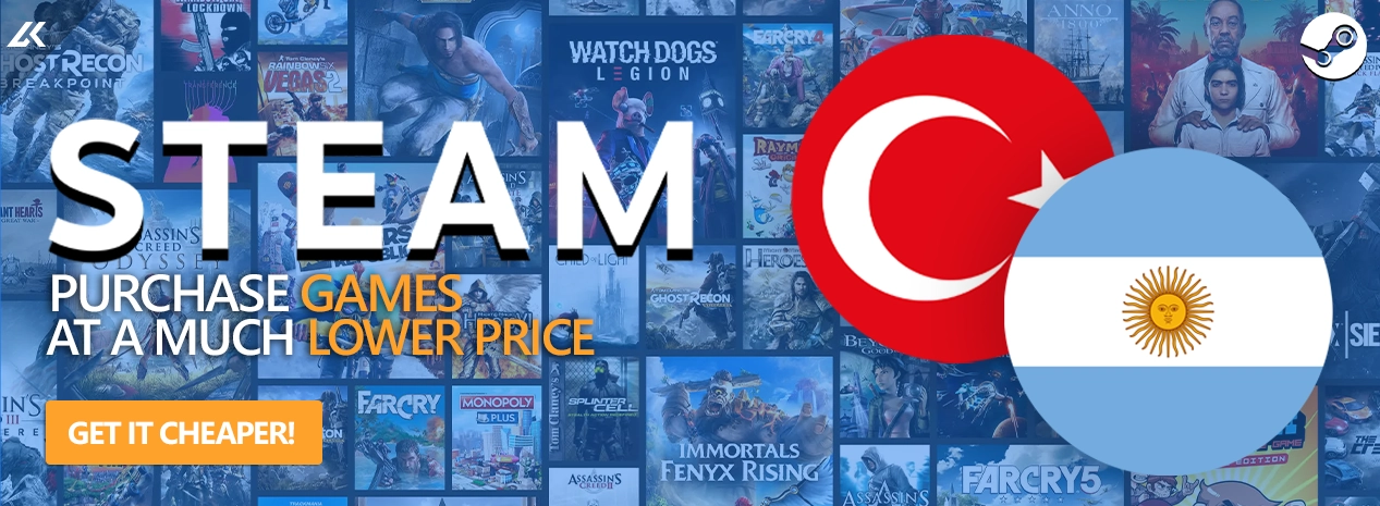 Buy Games Much Cheaper: How to Use Steam Argentina or Turkey to Buy Games  at Lower Prices