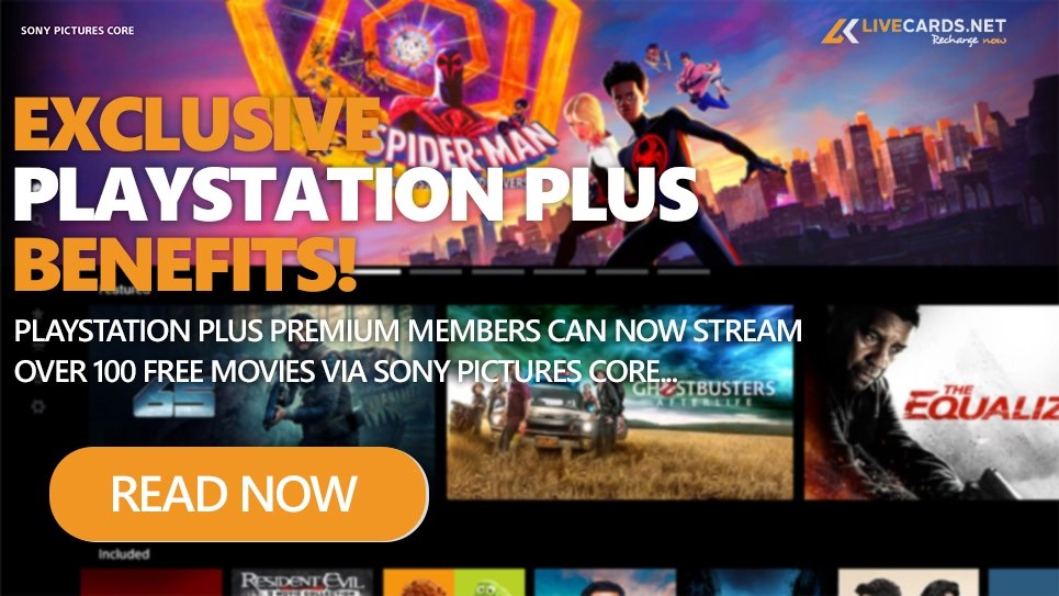 PlayStation Plus Premium Members - Can enjoy 100 free movies from Sony Pictures Core