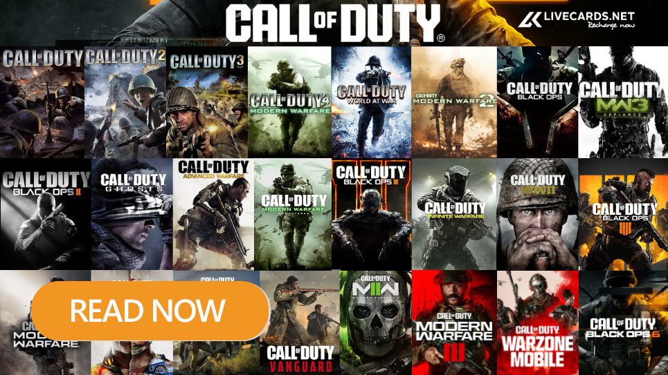 Call of Duty from 2003 to Black Ops 6