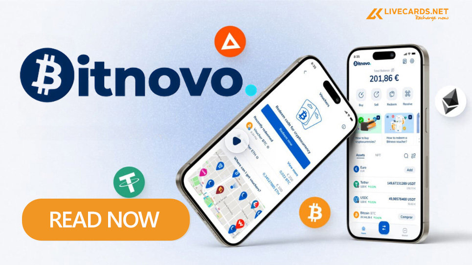 Bitnovo - Top up now with gift card