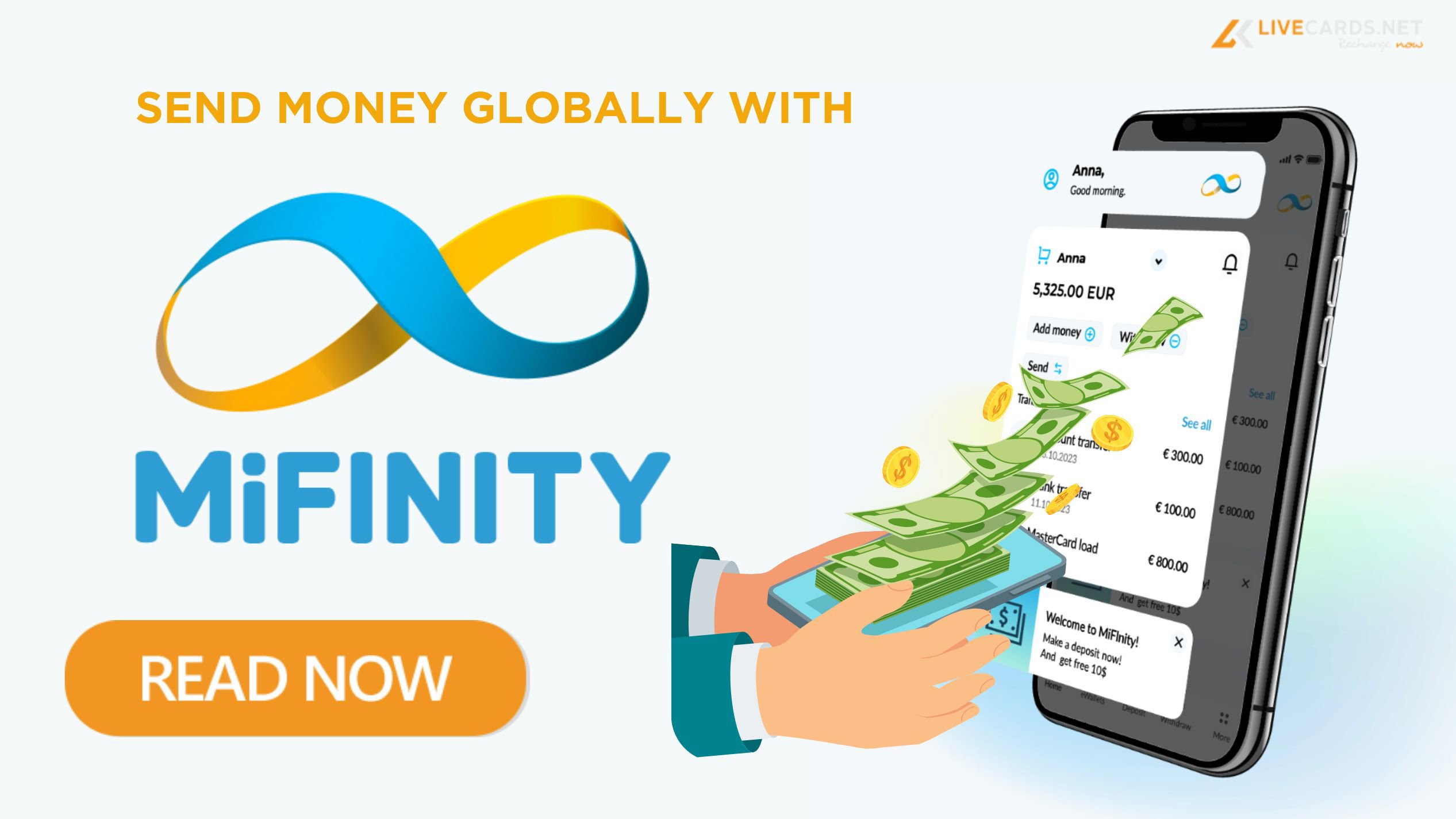 Send Money Globally with MiFinity