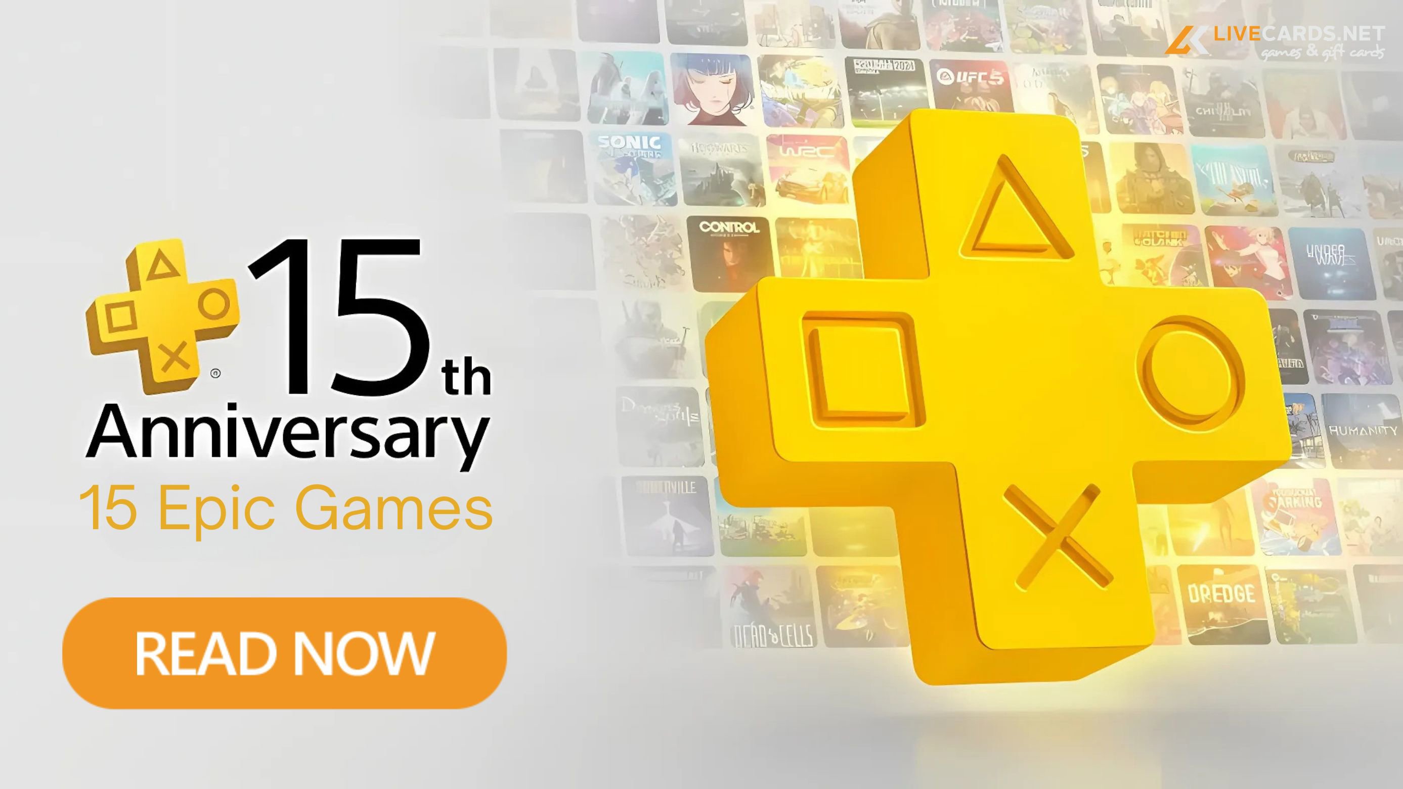 PlayStation Plus - 15 Years, 15 Epic Games