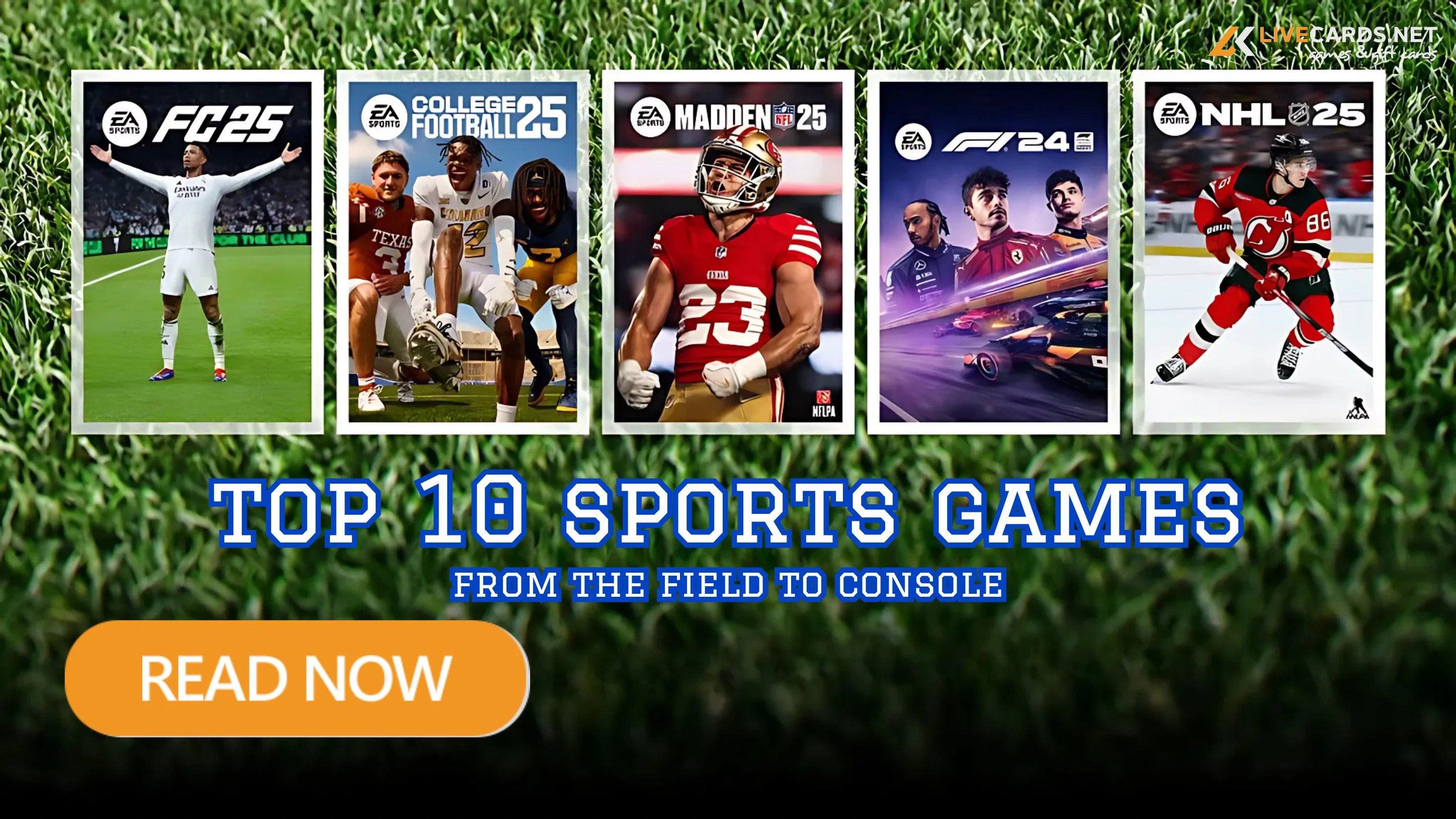 Top 10 Sports Games from the Field to Console
